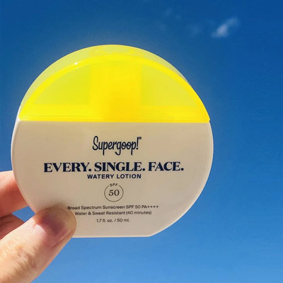 现货 Supergoop水感乳液防晒霜SPF50 50ml Every Single Watery