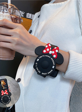 卡通可爱手腕带适用oppofindn3/n2flip手机壳折叠屏华为p50pocket三星zflip5/7防摔puraX新品荣耀MagicVFlip2