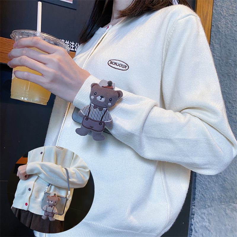 毛绒熊先生适用华为PuraX手机壳折叠屏p50pocket2手提腕带nova中轴保护适用荣耀magicvflip2适用oppofindn3n2,3C数码配件,手机保护套/壳,淘宝优惠券,粉丝福利购,淘宝优惠卷