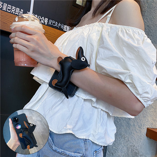 腊肠狗手腕带适用华为novaflip手机壳puraX新款p50pockets小折叠屏2荣耀magicVflip保护套oppofindn3n2硬vivo