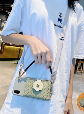 拉链零钱包适用苹果17pro手机壳iphone14promax保护套13卡包xsmax斜挎15女11带挂绳8plus硅胶12软壳16e防摔se