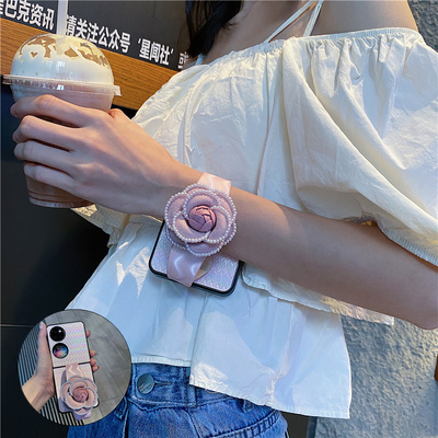 手腕带亚克力华为pocket2手机壳