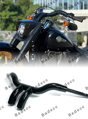 Badecc原创哈雷改装2英寸T型车把肥仔突破者街霸肥霸夜路德改装把