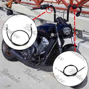 印第安侦察兵改装 离合线 刹车油管套线 适合侦察兵 侦察兵bob