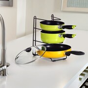 kệ để gia vị nhà bếp Nhà bếp sáng tạo đa năng lưu trữ giá đỡ nồi giá rack tạo tác tạo tác cần thiết hàng ngày bộ phận cửa hàng nhà bếp đa chức năng - Trang chủ kệ chén nhựa 3 tầng