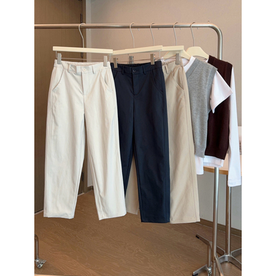 高腰百搭九分休闲哈伦裤