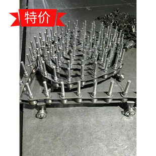 P50.8地轨链条喷涂线涂装链条空心链条流水线链板线输送机械链条