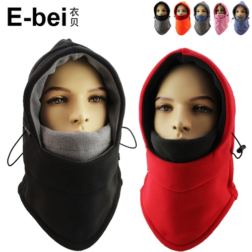 Зимняя ветрозащитная шапка подходит для мужчин и женщин, электромобиль для велоспорта, детская маска, флисовый лыжный удерживающий тепло защищающий от холода шлем