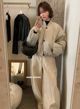 IMISS-冬上新韩标简约百搭保暖羽绒服外套H10663