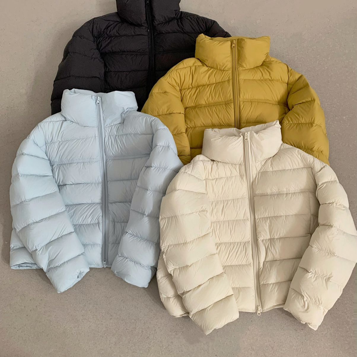 LOVELY-OVEY韩系简约基础百搭立领保暖羽绒服外套R116