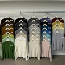 LOVELY档口超级大爆款韩系简约百搭半高领长袖打底衫M6188