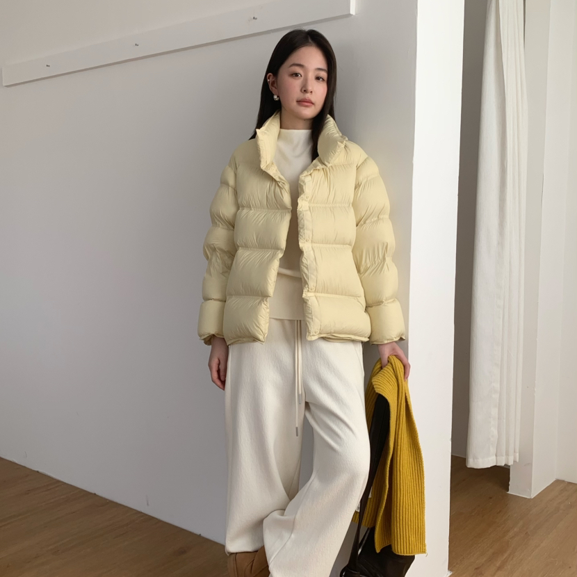 LOVELY立领设计感洋气百搭羽绒服