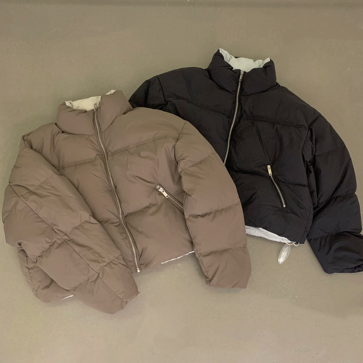 LOVELY-韩系简约基础百搭立领保暖棉服外套R057-1