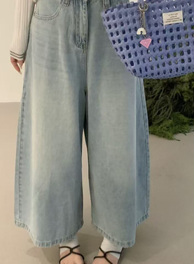 ULOUR/U粒-26年早春大爆款洗水八分裤牛仔裤883#