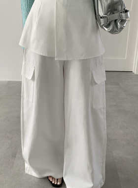 ULOUR/U粒-26年早春万能百搭屁帘款工装百搭神裤休闲裤20009