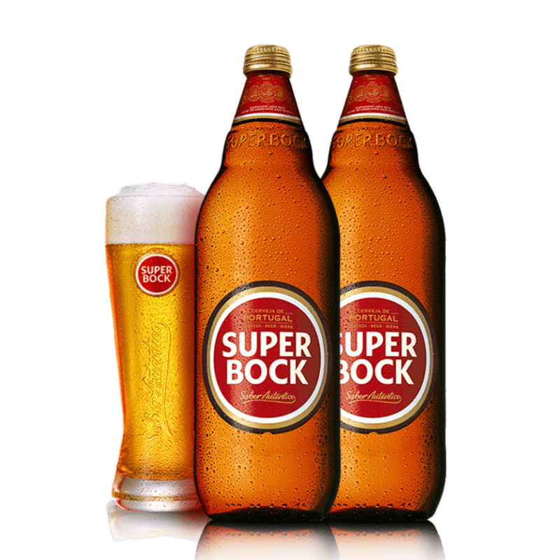SuperBock超级波克进口大瓶整箱啤酒1L*6瓶装清爽啤酒新货到港