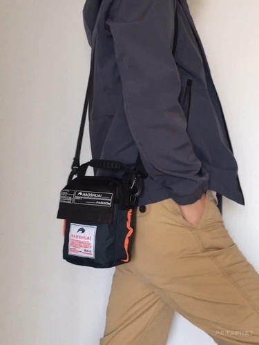 Дорожная спортивная сумка через плечо, сумка на одно плечо, универсальная небольшая сумка подходит для мужчин и женщин, водонепроницаемый нейлоновый ремень, мобильный телефон, поясная сумка