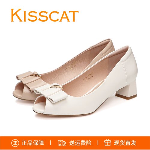 KISSCAT接吻猫鱼嘴鞋KA54146-10