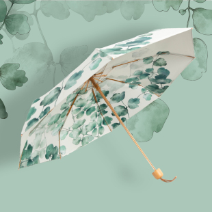 太阳伞遮阳防晒伞女防紫外线双层晴雨两用伞小巧便携五折lifeland