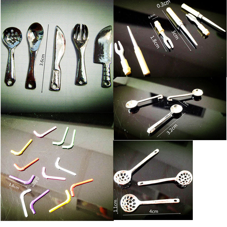 dollhouse miniatures食玩 diy 模型 仿真 黏土 食玩厨房品