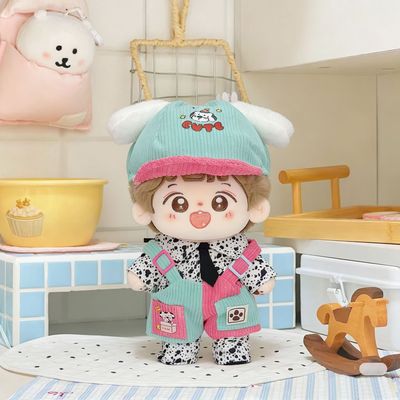 批发新款棉花娃娃衣服20cm娃衣现货无属性可爱男娃换装套装外穿