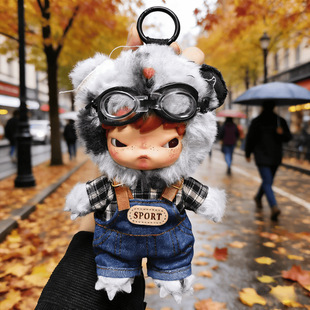 仅娃衣】小野hirono公路日志系列玩偶衣服背带裤17厘米拉布布娃衣