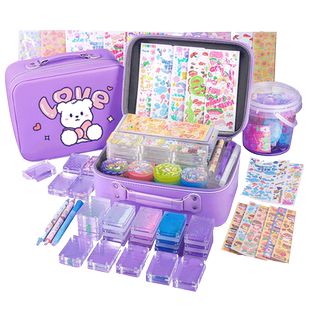 咕卡套装流沙咕咔砖块女孩贴纸儿童古卡专全套手帐古拉卡片贴画奶油胶磁铁大礼包顾库酷孤布估卡盘转豪华礼盒