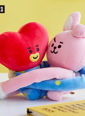 BT21防弹少年团CHEWY CHEWY CHIMMY大号磁铁玩偶毛绒公仔可爱礼物