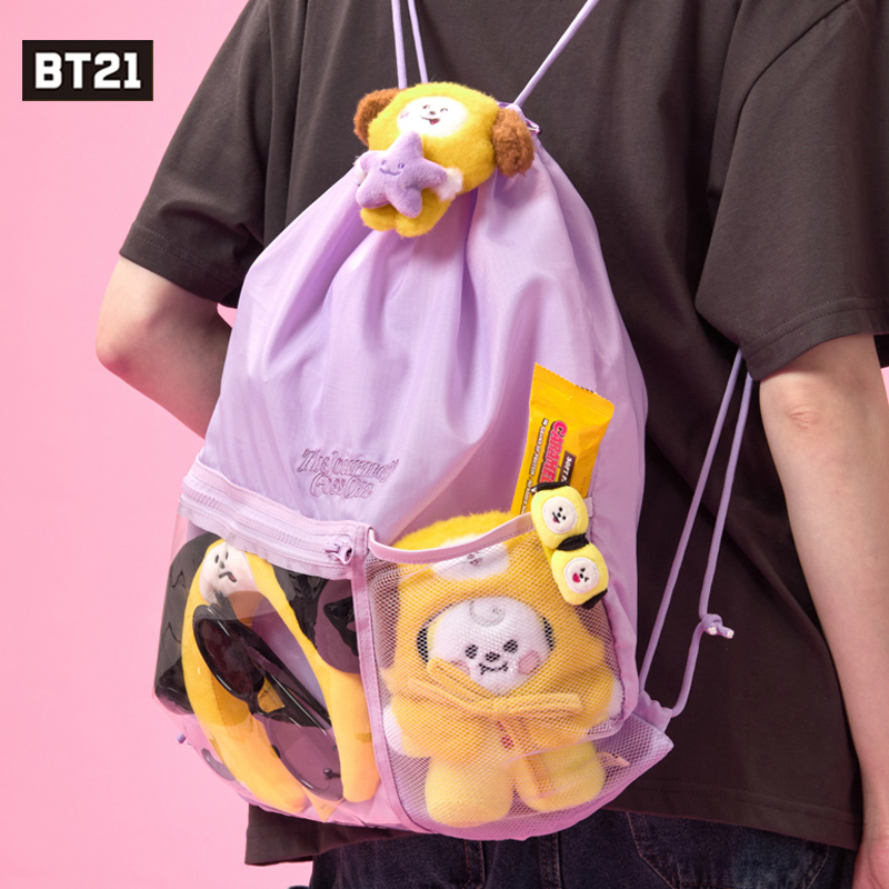 BT21旅行系列抽绳包双肩书包