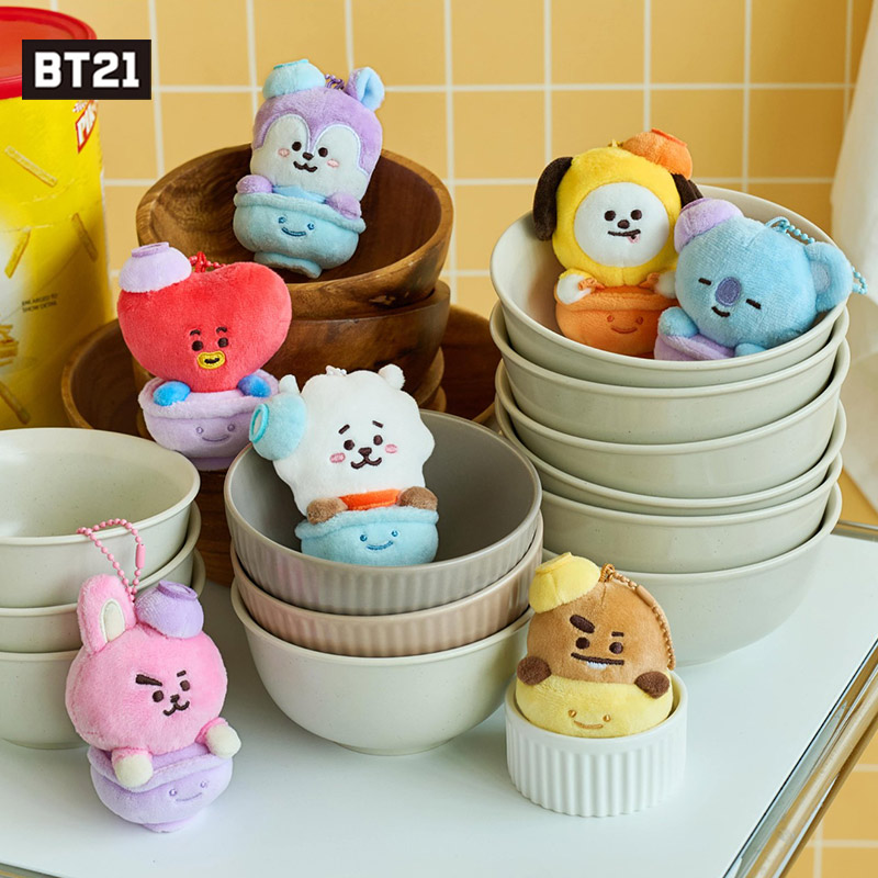 BT21毛绒公仔钥匙扣包挂件