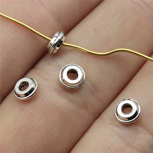 40个/包 5x5x2mm 多色 DIY饰品配件 隔位珠珠子 ABD-C12976