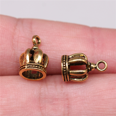 20个/包 8x8x13mm 多色DIY饰品配件立体皇冠吊坠 ABD-C13171