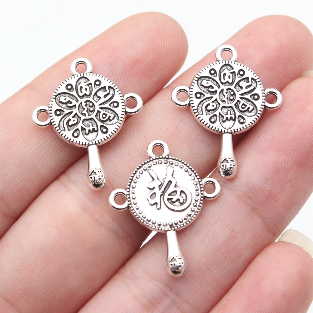 10个/包23.2x18.7mm古银色DIY饰品配件中国风拨浪鼓吊坠,饰品/流行首饰/时尚饰品新,其他DIY饰品配件,淘宝优惠券,粉丝福利购,淘宝优惠卷