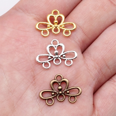 20个/包 18x13mm 多色DIY饰品配件耳环连接件 ABD-C10262