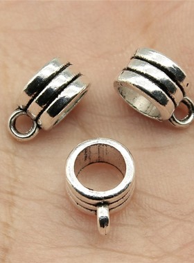 10个/包 10x8x5mm 古银色锌合金材质 挂头 ABD-C12907