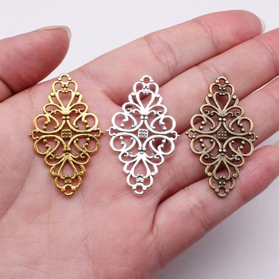 10个/包 41x25mm 多色锌合金材质 连接花片连接件 ABD-C10885