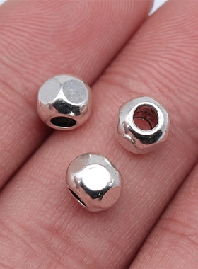 20个/包 7x7mm 多色 锌合金材质 隔位珠 ABD-C14236