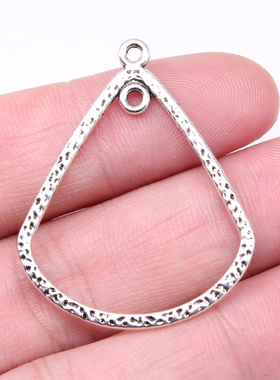 10个/包 39x31mm多色 配件手工DIY 水滴耳环吊坠 ABD-C15029