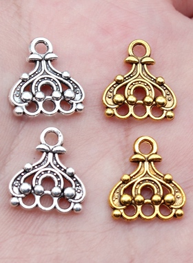 20个/包 14x13mm 多色DIY饰品配件耳环连接件 ABD-C14627