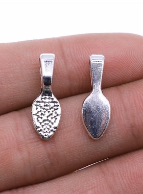 10个/包 7x21mm 古银色锌合金 DIY饰品配件 挂头挂头 ABD-C13248