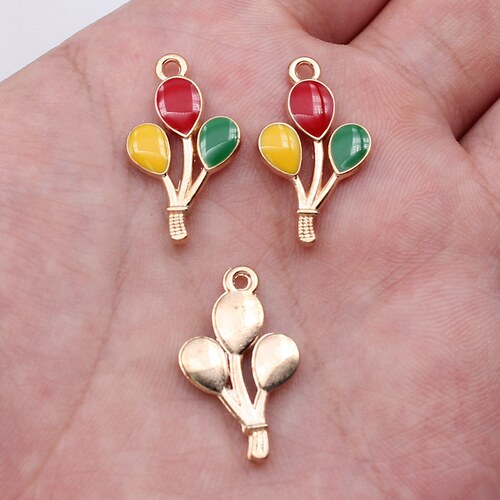 5个/包 23x14mm 1.2g 热气球 diy合金滴油饰品配件 ABD-C70041
