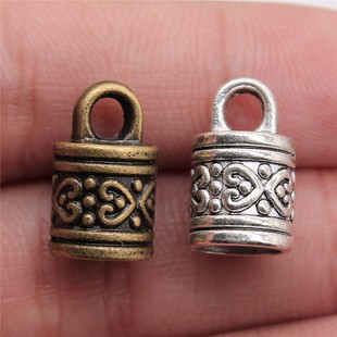 4个/包 16x10x10mm 多色锌合金材质 流苏帽 ABD-C11081