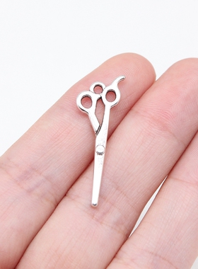 20个/包 30x12mm 古银色锌合金材质 剪刀吊坠 ABD-C15666