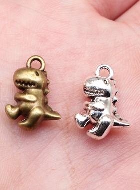 10个/包 12x15mm 多色DIY饰品配件恐龙吊坠 ABD-C14457