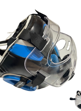 BN面罩拳击头盔护头护具成人跆拳道儿童散打头套泰拳加厚搏击训练