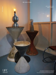 50年代中古水泥花器 Guhl 收藏作品 ｜瑞士建筑师Willy 北京现货