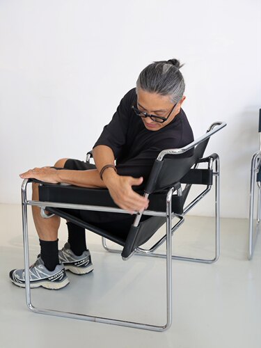 瓦西里扶手椅 WassilyChair 包豪斯代表作 Gavina版本 黑色一对