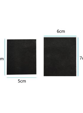 竹炭化妆棉卸指甲油美容院便携平纹黑色卸妆棉脸部深层清洁黑头棉