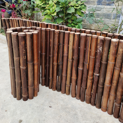 防腐矮竹篱笆户外花园庭院围栏菜园花坛阳台栅栏竹竿围栏小花坛