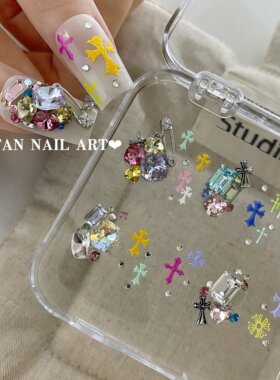 爆闪满钻克罗心极繁美甲素材包